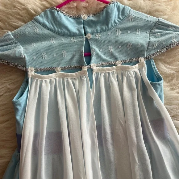 Only Little Once Elsa Dress and Cape Sz 8 - Picture 10 of 16